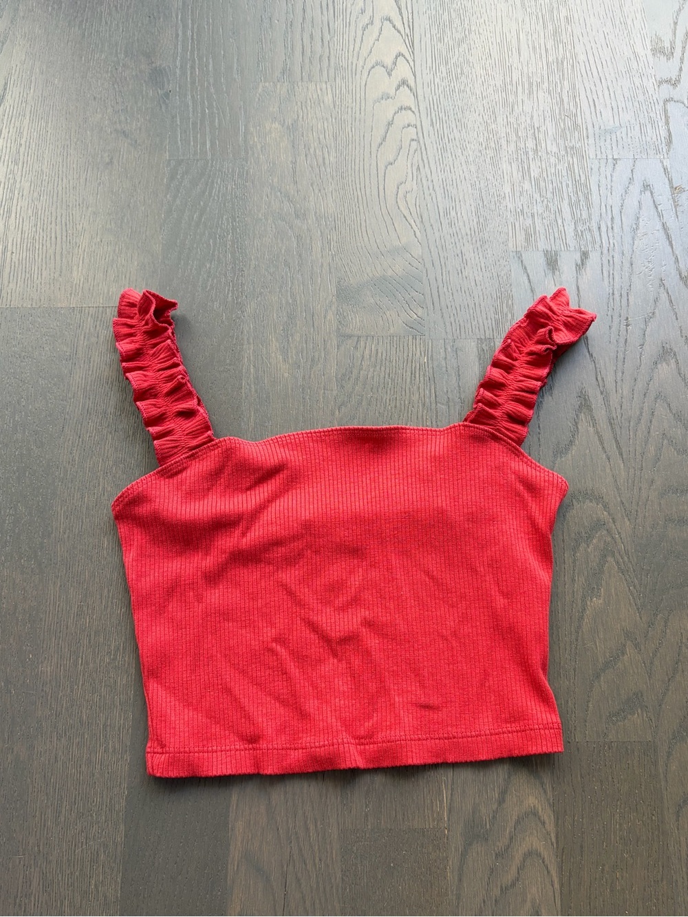 Aritzia Sunday best firecracker tank top in red